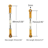 4Pcs RC Car Turnbuckles Steering Linkage Pull Rod for 1/10 Traxxas Slash 4x4